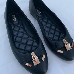 NWOT Micheal Kors Alice Leather Ballet Flats